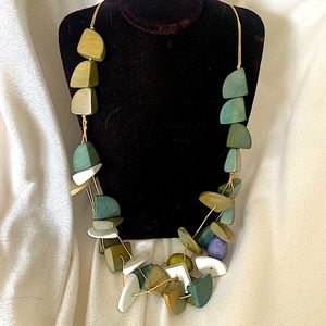 Vintage Boho Chunky Statement Necklace